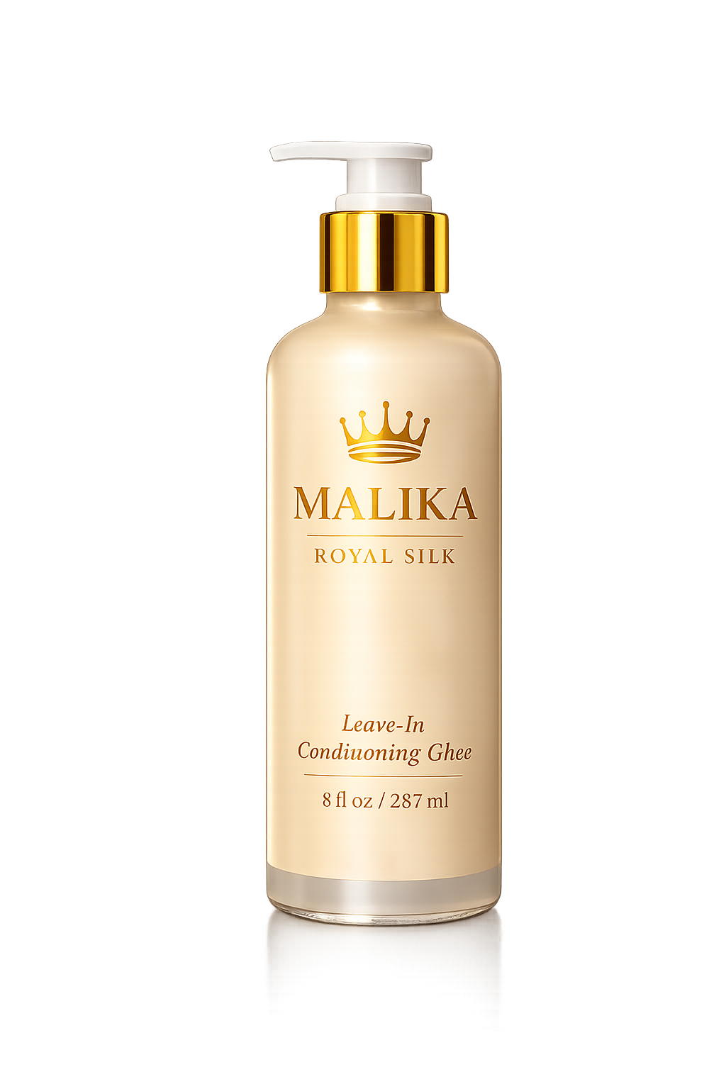 Malika Royal Silk luxury leave-in conditioner for smooth silky hair